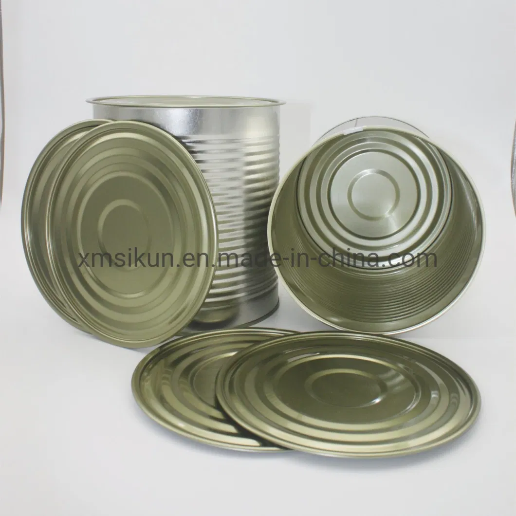 311# Food Grade Empty Sardine Tin Cans in Hot Selling Vegetable Packaging