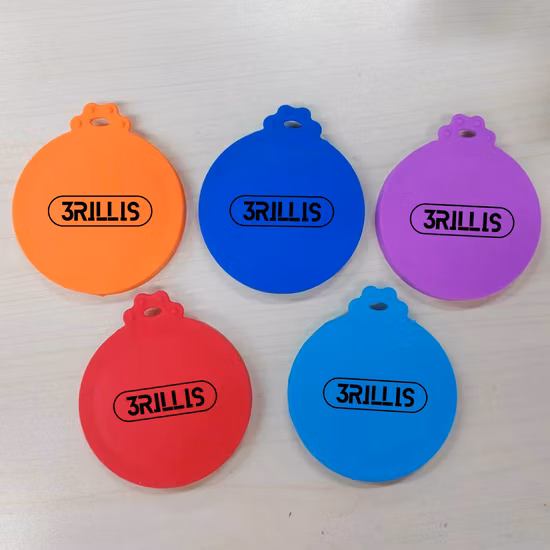 Taglia universale One Fit 3 Dimensioni standard Alimenti per animali domestici in silicone possono coprire i coperchi delle lattine